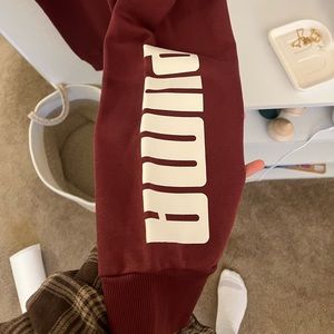 Purple Puma Jogger Sweats